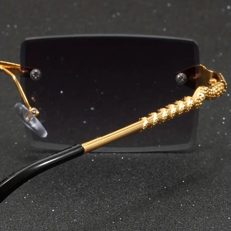 Premium Gold Framed Men's Glasses