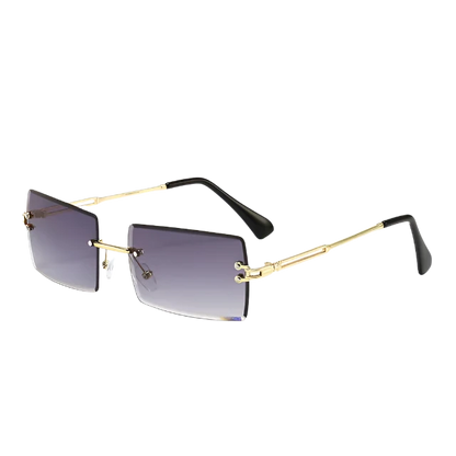 Rimless Rectangle Sunglasses