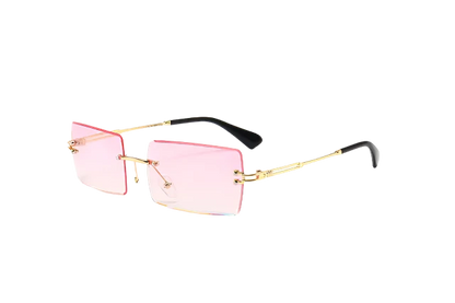 Rimless Rectangle Sunglasses