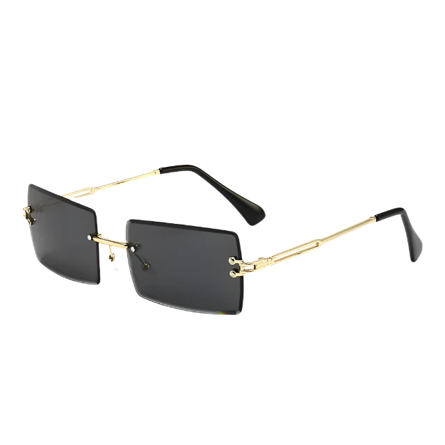 Rimless Rectangle Sunglasses