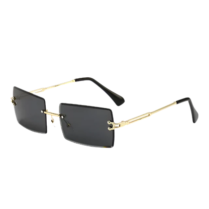 Rimless Rectangle Sunglasses