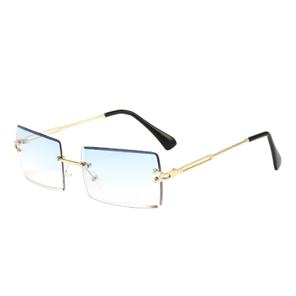 Rimless Rectangle Sunglasses