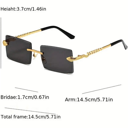 Premium Gold Framed Men's Glasses