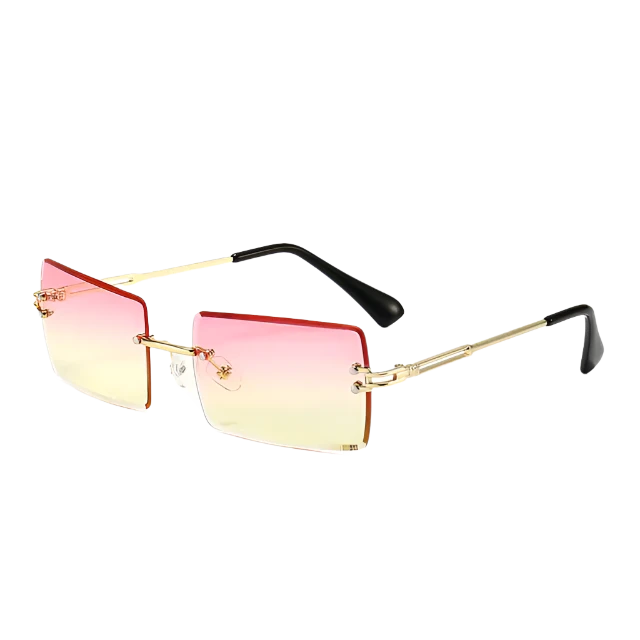 Rimless Rectangle Sunglasses