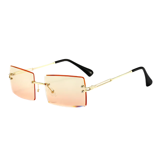 Rimless Rectangle Sunglasses