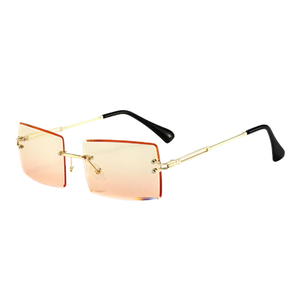 Rimless Rectangle Sunglasses