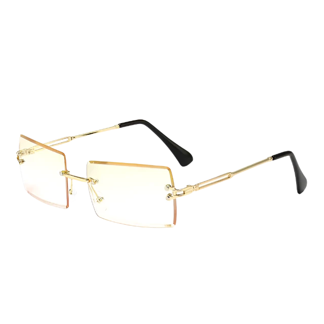 Rimless Rectangle Sunglasses