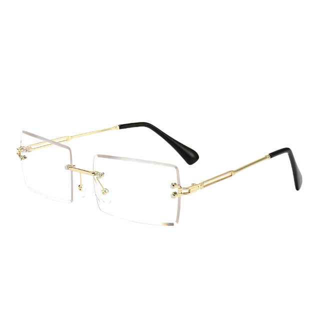 Rimless Rectangle Sunglasses