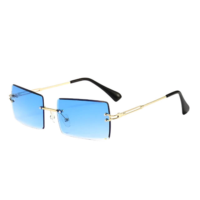 Rimless Rectangle Sunglasses