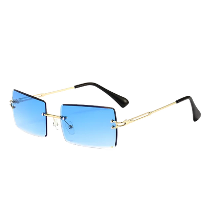 Rimless Rectangle Sunglasses